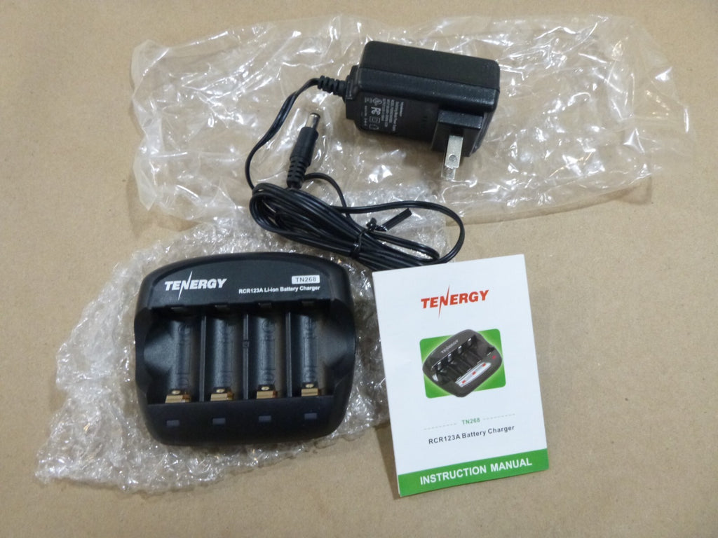 Tenergy TN268 4 Bay RCR123A Li-Ion Battery Charger | Electrical MRO Replacement Parts & Components and Commercial Electrical Supplies Company