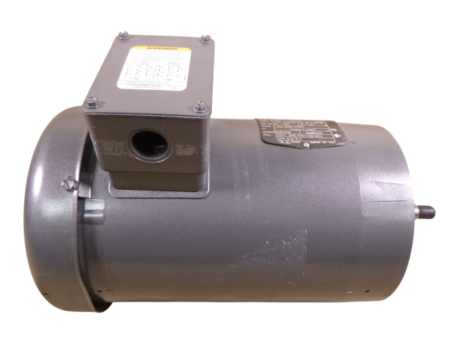 Baldor 2HP Jet Pump Motor 230/460 , 3450 RPM , 3 Phase , 56J , Equivalent JM3555