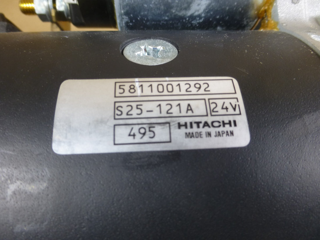 OEM Hitachi 5811001292 Starter S25-121A 24V For C-190 C-240 Engine 1982-1995 | Replacement Truck Parts, Trailer Accessories, Automobile Supplies, Car Parts &amp; Accessories