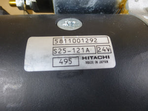 OEM Hitachi 5811001292 Starter S25-121A 24V For C-190 C-240 Engine 1982-1995 | Replacement Truck Parts, Trailer Accessories, Automobile Supplies, Car Parts & Accessories
