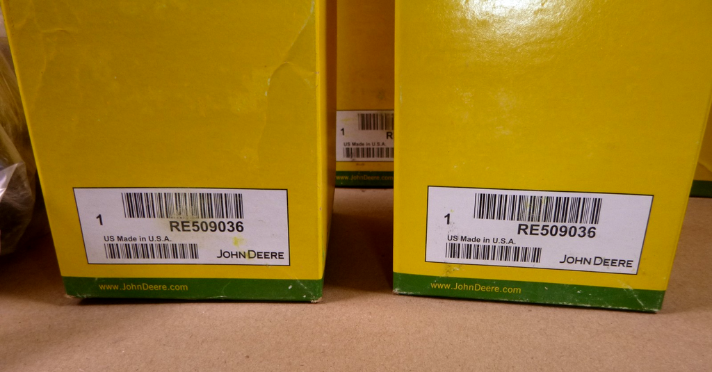 RE509036 Genuine OEM John Deere Primary Fuel Filter (Lot of 11 Pcs.) Made in USA | Industrial Tractor Parts Supplier and Surplus Tractor Parts & Accessories