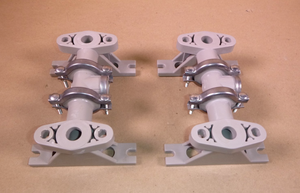2x ARO Diaphragm Pump 1/2" Foot Manifold (Bottom) 93106-1 Fits Pump 666053-344 | Industrial Electric Motors, Pumps & Parts