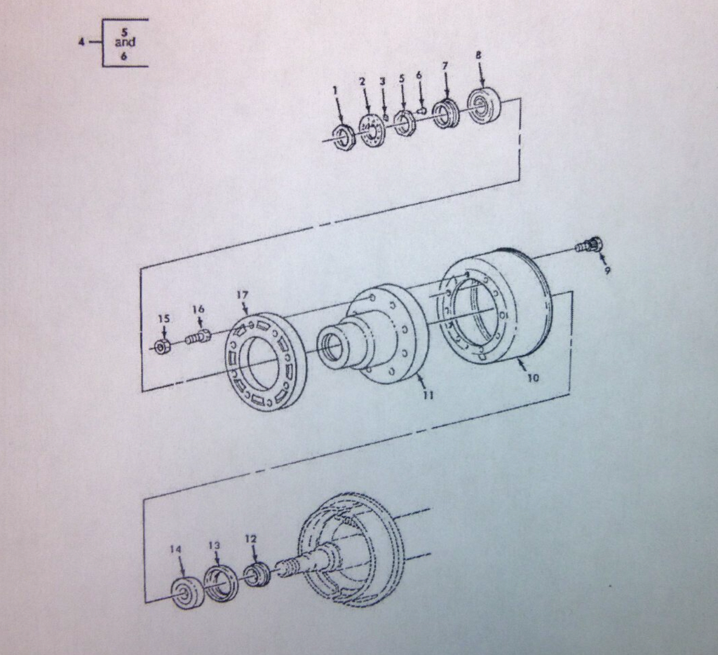 USGI M939 M939A1 Rear Wheel Hub 1.5" Spacer Meritor 3280A1977, 5365-01-132-2015 | Genuine M35 Military Truck Parts and M939 Cargo Truck Surplus Parts