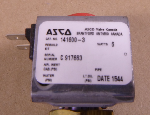 1456000 Asco Drain Valve 24V w/ 141600-3 6Watt Coil | Electrical MRO Replacement Parts & Components and Commercial Electrical Supplies Company