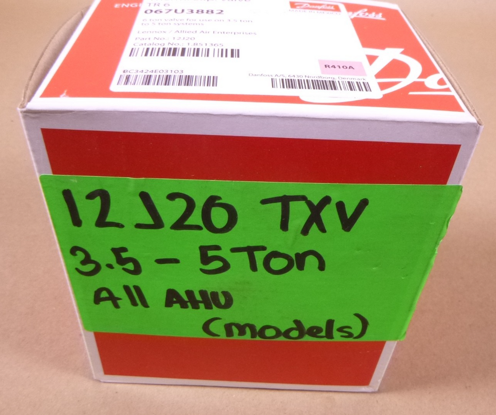 Danfoss 067U3882 12J20 Thermostatic Expansion Valve 6 Ton For 3.5-5 Tons R-410A | Industrial MRO Replacement Parts, Manufacturing Machine Parts & Components, Heavy Equipment Parts Supplier