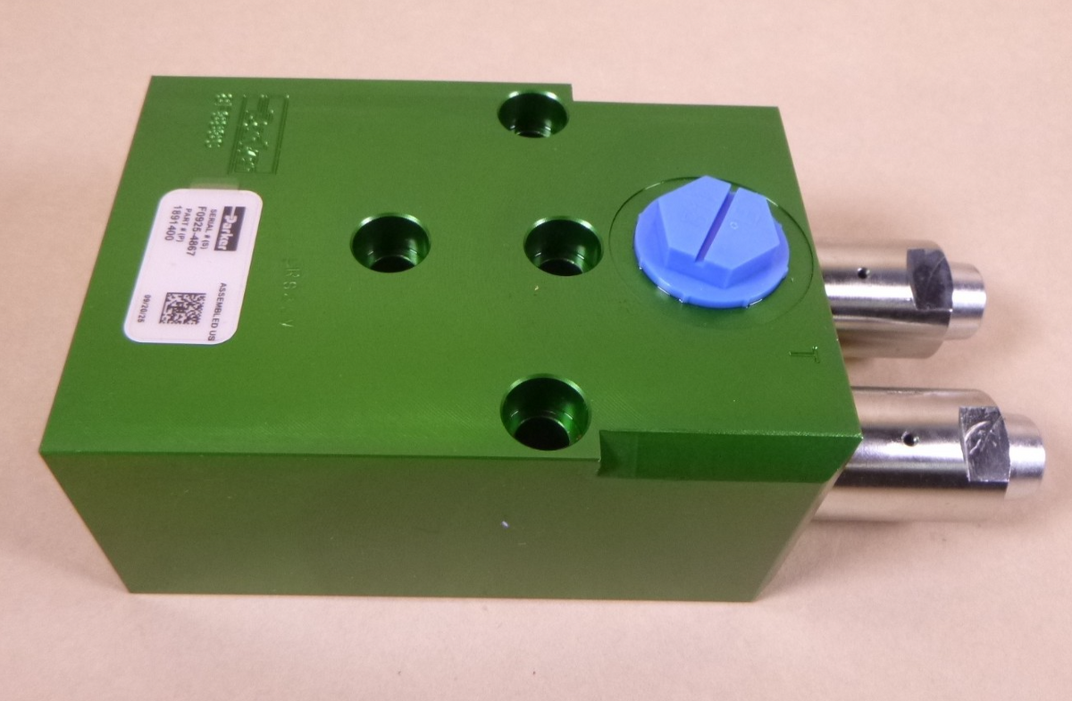 Parker 1891400 LHS Main Cylinder Manifold Safety Relief Valve For HEMTT PLS