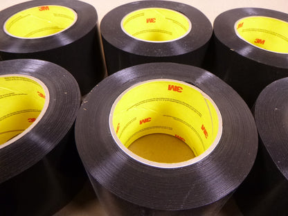 3M 481 Industrial Preservation Sealing Tape 3" x 36 Yard Black (12 Pack)