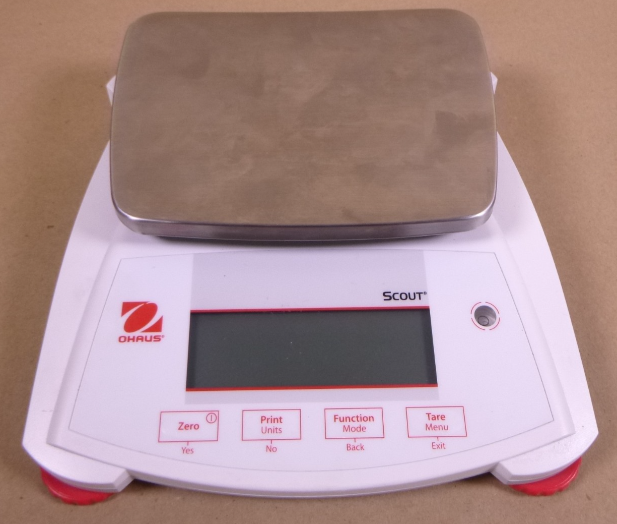 Ohaus SPX6201 Scout Analytical Balance, 6200 g x 0.1 g *MISSING FOOT*