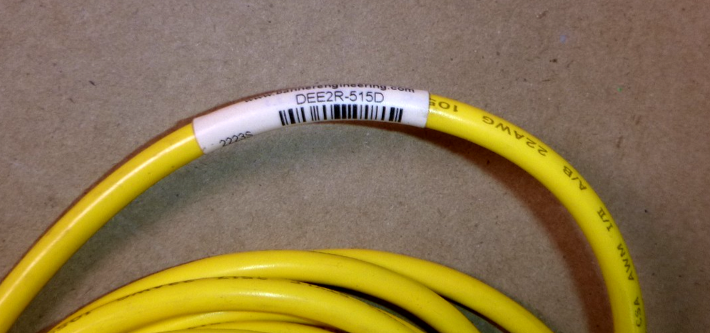Banner Engineering DEE2R-515D Part #72335(15-foot) double-ended, 5-pin M12 cable