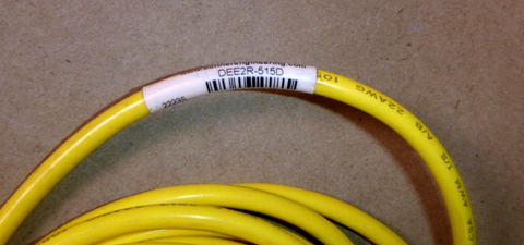 Banner Engineering DEE2R-515D Part #72335(15-foot) double-ended, 5-pin M12 cable