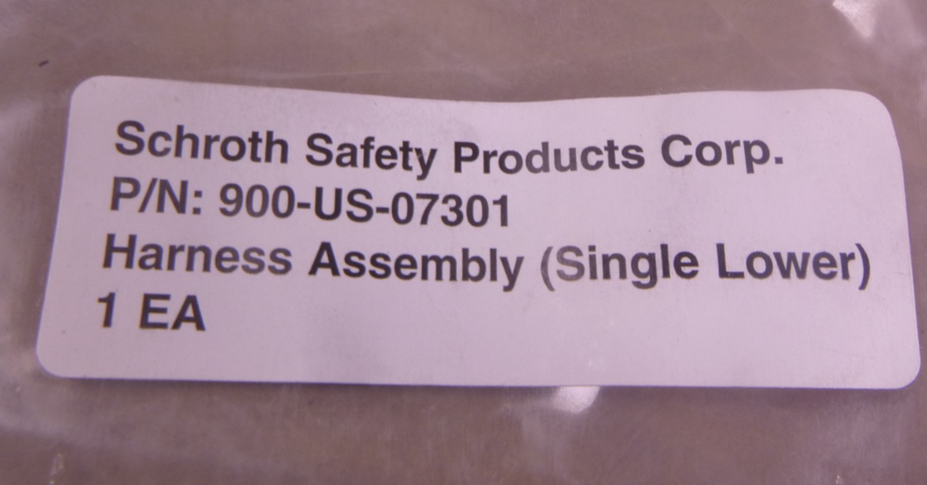 900-US-07301 HMMWV Harness Restraint Assembly Lower Schroth | Genuine HMMWV Replacement Parts and Military Surplus Humvee Parts & Accessories