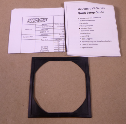 Accuenergy Acuvim CL-D-mV-P2V4 Power &amp; Energy Meter 20-60Vdc 5W mV RS485 | Electrical MRO Replacement Parts &amp; Components and Commercial Electrical Supplies Company