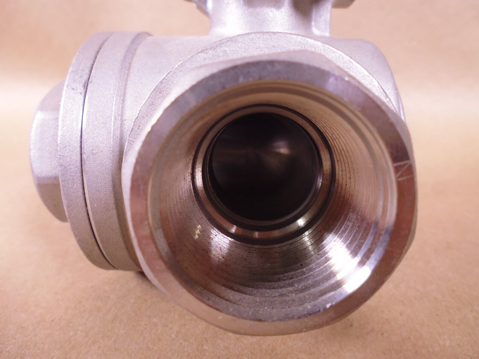 Bonomi 956N 1" FNPT 3-Way CF8M Stainless Steel Ball Valve , 1000 WOG | Industrial MRO Replacement Parts, Manufacturing Machine Parts &amp; Components, Heavy Equipment Parts Supplier