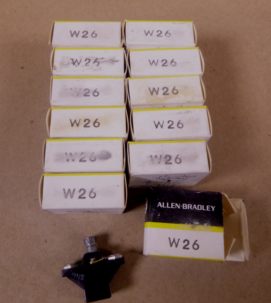 W26 (Lot of 12) New Allen Bradley W26 Overload Relay Heater | Electrical MRO Replacement Parts & Components and Commercial Electrical Supplies Company