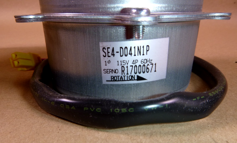 PHC Corp Condenser Fan Motor 6242306962, SE4-D041N1P, Panosonic - Sanyo | Industrial Electric Motors, Pumps & Parts