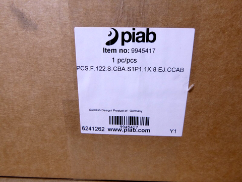 New Piab 9945417 Stackable Vacuum Generator PCS.F.122.S.CAB.S1P1.1X.8.EJ.CCAB