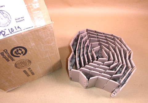 10 Ft. LF831K4.5 Rexnord Tan Low Friction Table Top Chain 4-1/2" x 1-1/2" Pitch | Industrial MRO Replacement Parts, Manufacturing Machine Parts & Components, Heavy Equipment Parts Supplier