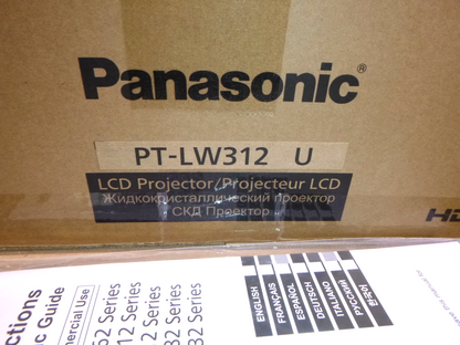 Panasonic PT-LW312U 3100-Lumen WXGA LCD Projector HDMI, 2x VGA Inputs