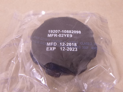 10882098 2.5" UNS Thread Dia. Brass Military Filler Cap , 2930-01-090-4932