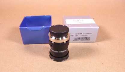 Schneider Optics CINEGON CITRINE 1001951 2/3" 12mm F1.4 Manual Iris C-Mount Lens | Industrial MRO Replacement Parts, Manufacturing Machine Parts &amp; Components, Heavy Equipment Parts Supplier