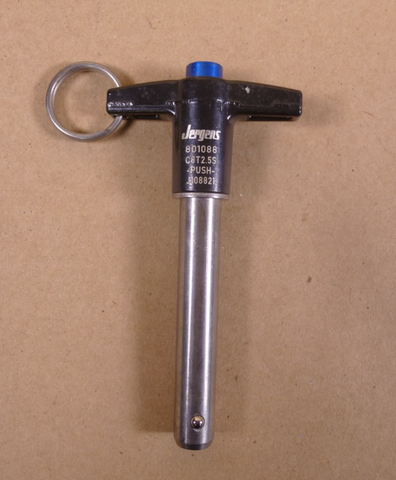 1/2" X 2-1/2" GRIP 17-4 STAINLESS STEEL JERGENS BALL LOCK QUICK RELEASE PIN | Industrial Replacement Nuts & Bolts Distributor and Machinery Screws & Fasteners Supply