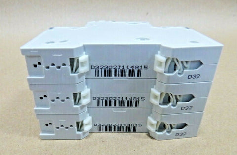 Siemens Circuit Breaker 5SY43-MCB-D32, 5SY4332-8, 32 Amp 3 Pole Din Rail Mount