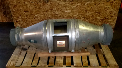US Duct Spark Trap - Industrial Spark Arrestor &amp; Spark Cooler Fits 12" Ducting