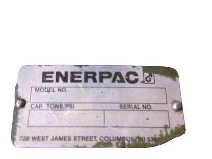 UNTESTED Enerpac P50 Single Speed Low Pressure Hydraulic Hand Pump W/Out Handle