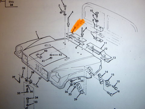 USGI M998 Humvee Seal Hood Rear Right Hand 12338912, 5330-01-255-0207 | Genuine HMMWV Replacement Parts and Military Surplus Humvee Parts & Accessories