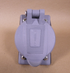 Leviton Flanged Outlet Locking Receptacle, 20A, 125V, L5-20R With Hubbell Cover | Electrical MRO Replacement Parts & Components and Commercial Electrical Supplies Company
