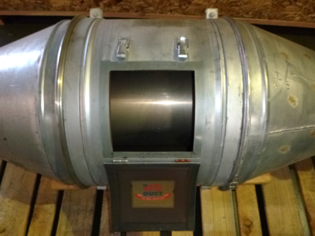 USED US Duct Spark Trap - Industrial Spark Arrestor &amp; Spark Cooler Fits 12" Ducting | Industrial MRO Replacement Parts, Manufacturing Machine Parts &amp; Components, Heavy Equipment Parts Supplier
