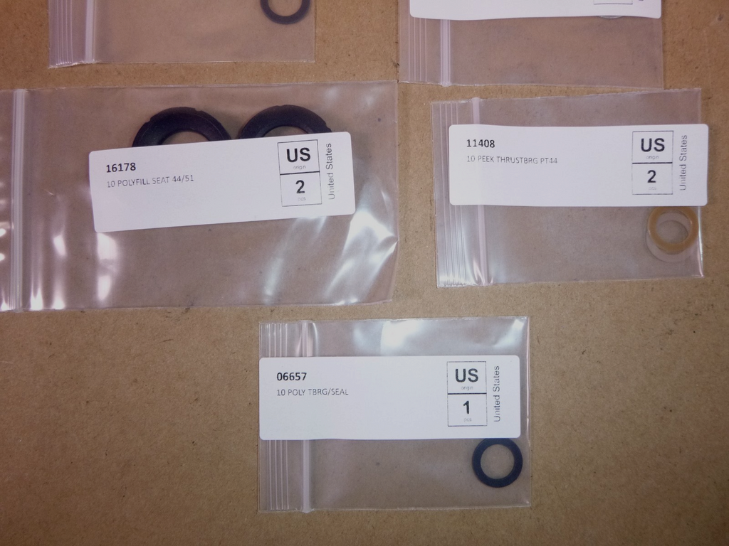 10RK44PE Flowserve 1" Miser Ball Valve 14 Pc. Repair Kit | Industrial MRO Replacement Parts, Manufacturing Machine Parts & Components, Heavy Equipment Parts Supplier