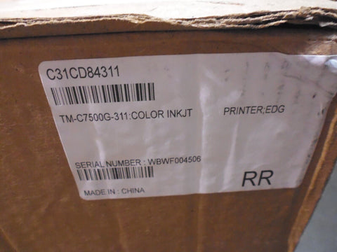 Epson ColorWorks TM-C7500G Inkjet Color Label Printer TM-C7500G-311