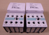 (Lot of 2) 3RH1921-1HA22 Auxiliary Switch Contact Block 2NO 2NC 10A 4P 10/240V