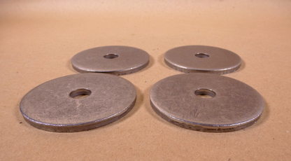 5/8" Screw Steel Fender Washer .650" ID x 3.50" OD x .250" Thick (Lot of 4) | Industrial Replacement Nuts &amp; Bolts Distributor and Machinery Screws &amp; Fasteners Supply