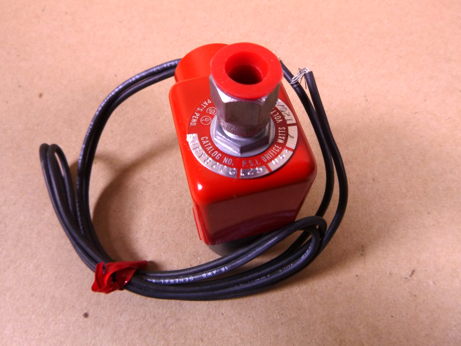 3-Way 120Volt 7Watt 125Psi N.O. Solenoid Valve 1/8 NPT Ports Allenair 30BY8A | Electrical MRO Replacement Parts &amp; Components and Commercial Electrical Supplies Company