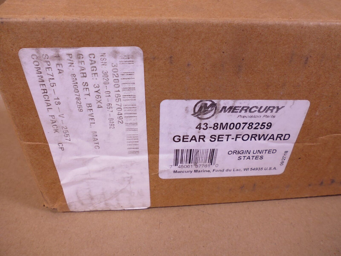 NEW OEM Mercury Gear Set Forward 43-8M0078259 For Verado 200 225 250 275 300 | Replacement Truck Parts, Trailer Accessories, Automobile Supplies, Car Parts &amp; Accessories