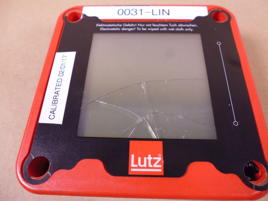 Lutz Ex-BE10B Flow Meter System Operating Unit , Explosion Protection *Cracked* | Electrical MRO Replacement Parts &amp; Components and Commercial Electrical Supplies Company