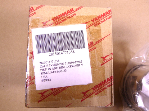 New Genuine Yanmar 714880-22580 22581 22582 Piston & Rings 0.50mm Oversized