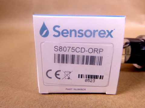 Sensorex S8075CD-ORP pH Sensor Cartridge for S8000 Series pH Kits W/ 3/4 NPT