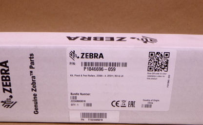 P1046696-059 New Genuine OEM Zebra Pinch &amp; Peel Roller For ZE500-4, ZE511