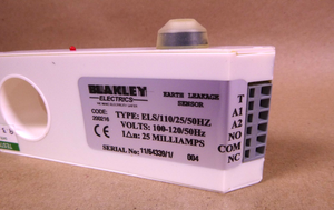 Blakley Electronics Earth Leakage Sensor ELS/110/25/50Hz, 110 Volt 50 Hz | Industrial MRO Tools and Replacement Industrial Equipment Components