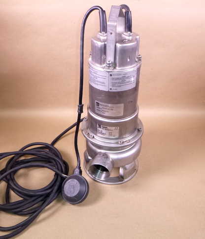 USED Ebara DW Submersible Sewage Pump Stainless Steel 1 1/2HP 230V Single Phase | Industrial Electric Motors, Pumps &amp; Parts
