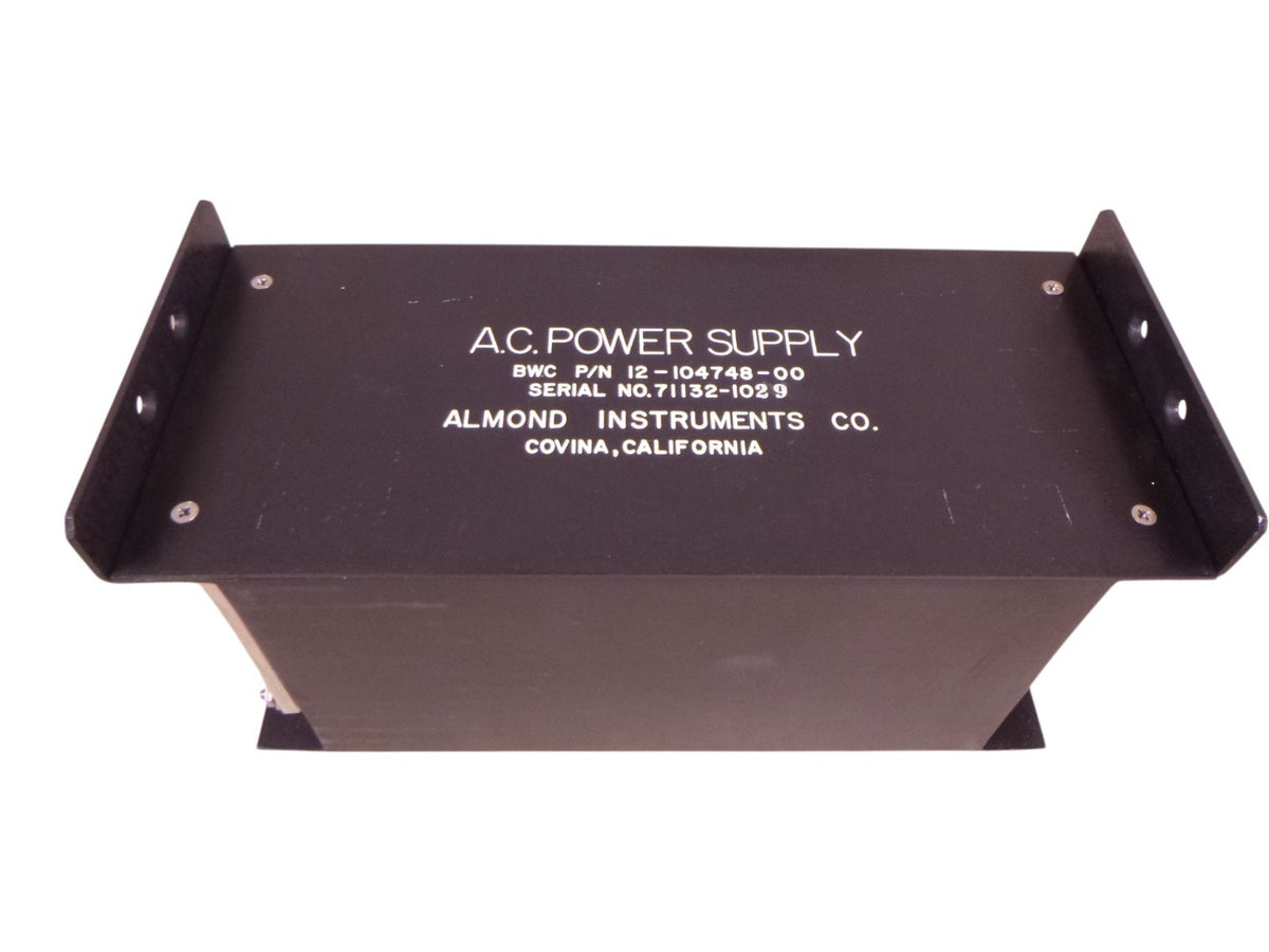 Almond Instruments 12-104748-00 A.C. Power Supply , 6130-00-238-6441