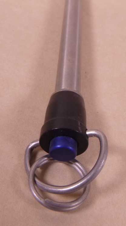 1/2" Shank x 5" Grip Ring Hdl Stainless Ball Lock Quick Release Pin Avibank USA