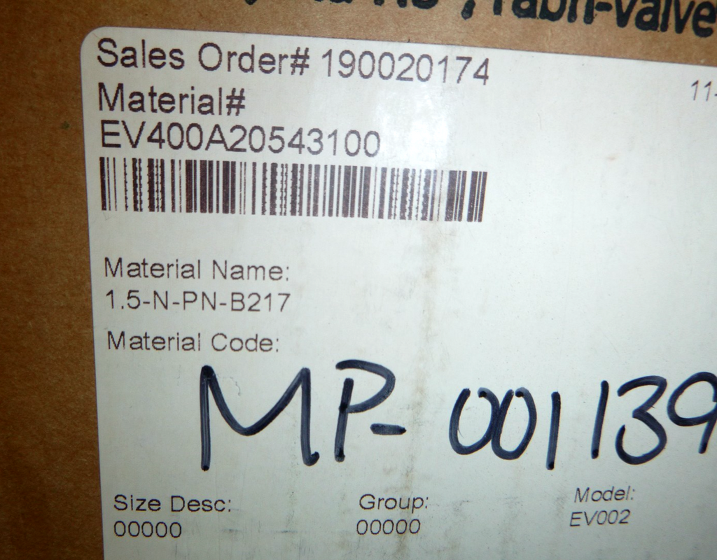 1-1/2" ITT Pure-Flo Pneumatic Actuator 90psi B217 Part Number 1.5-N-PN-B217 | Electrical MRO Replacement Parts & Components and Commercial Electrical Supplies Company