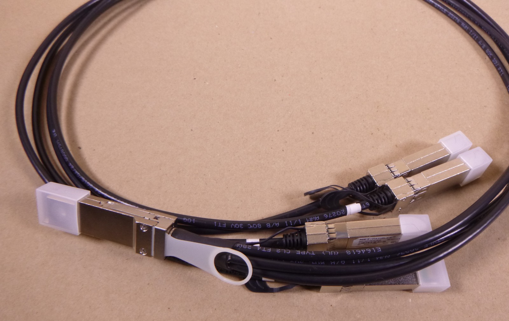 Replacement 1M QSFP-4SFP10G-CU1M 40G QSFP+ to 4xSFP+ Cable | Electrical MRO Replacement Parts & Components and Commercial Electrical Supplies Company