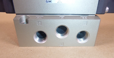 VFR4210-3EZ-03 SMC 5 Port Solenoid Valve, 2 Position Double, 120V, 3/8" Ports | Industrial MRO Replacement Parts, Manufacturing Machine Parts & Components, Heavy Equipment Parts Supplier