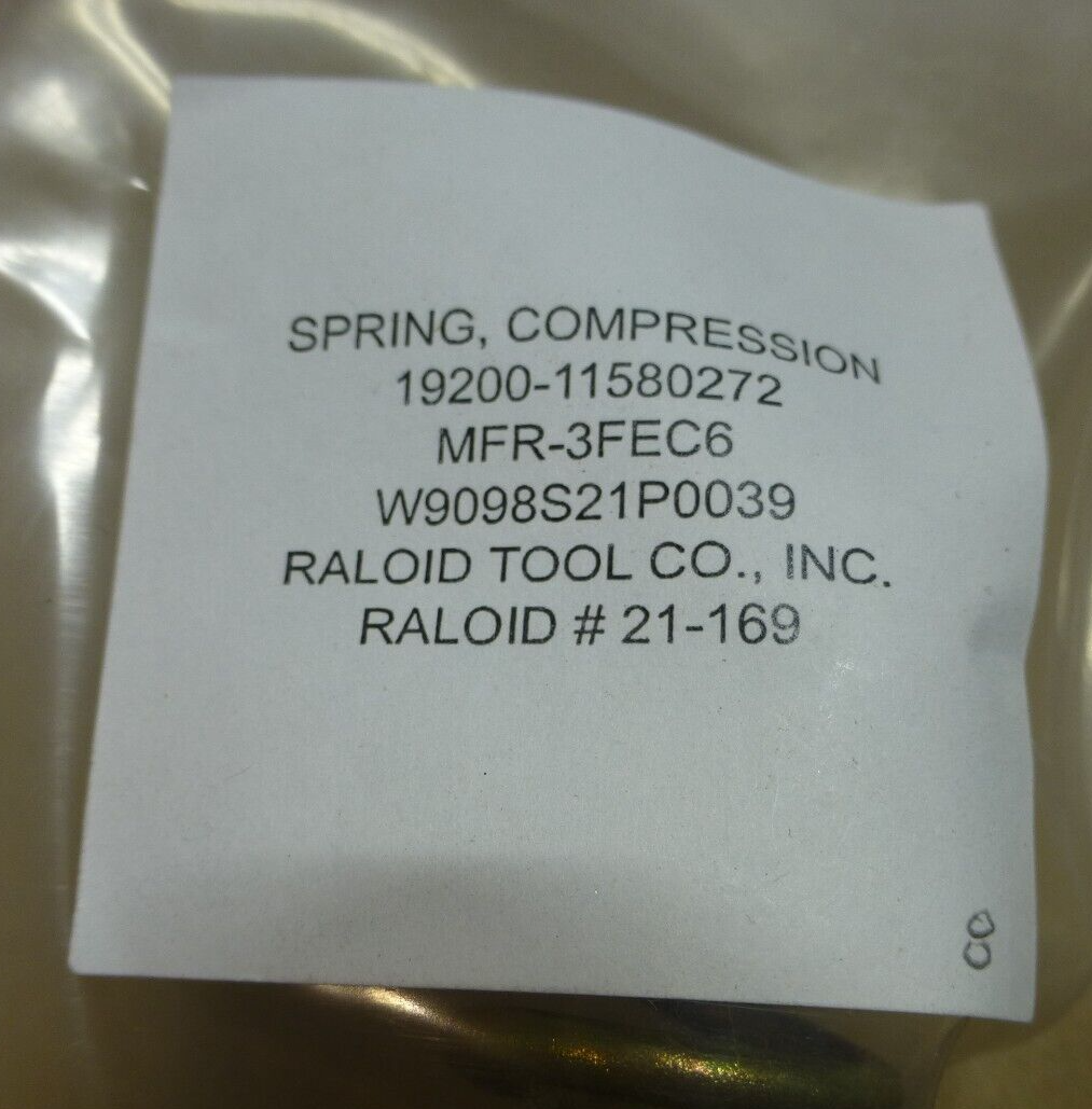 (12x) Helical Compression Spring Us Army 11580275 , 5360-01-321-3848 | Industrial Replacement Nuts &amp; Bolts Distributor and Machinery Screws &amp; Fasteners Supply