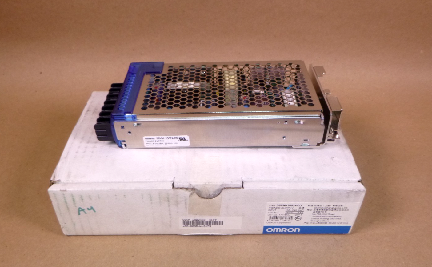 S8VM-10024CD Omron Switching Power Supply 24 V Output 100-240 Vac Input DIN Rail | Electrical MRO Replacement Parts &amp; Components and Commercial Electrical Supplies Company